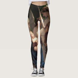 Die Engel von William Adolphe Bouguereau Leggings
