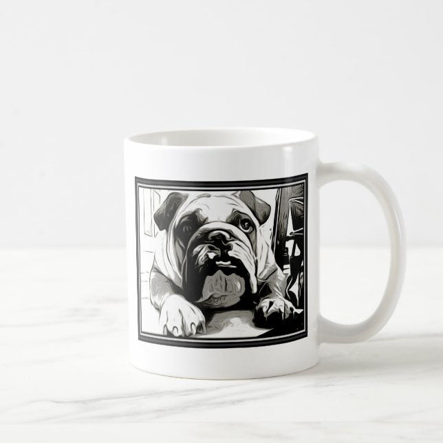 Die "englische Bulldoggen-" Sammlung Tasse (Rechts)