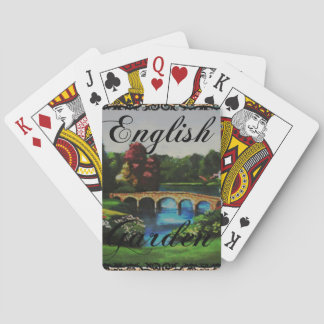 Die englische Garten-Sammlungs-Spielkarten Spielkarten