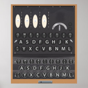 Die Enigma-Maschine Poster