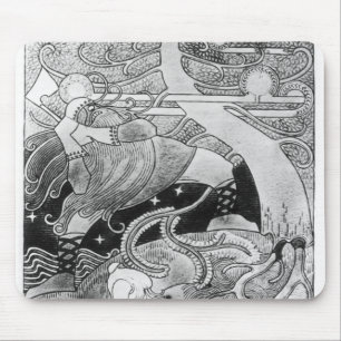 Die enorme Eiche wird verringert Mousepad