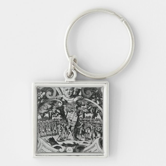 Die Entdeckung des Fluss Mississipi Schlüsselanhänger (Vorne)