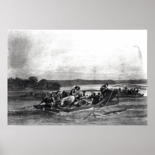 Die Entdeckung des Mississippi von de Soto Poster