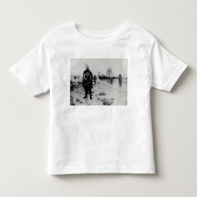 Die Entdeckung von Amerika durch Leif Eriksson Kleinkind T-shirt (Vorderseite)