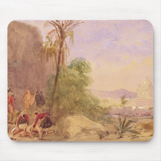 Die Entdeckung von Tipus Körper am Wasser-Tor an Mousepad (Vorne)