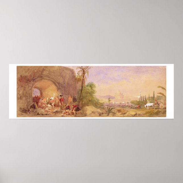 Die Entdeckung von Tipus Körper am Wassertor am Poster (Vorne)