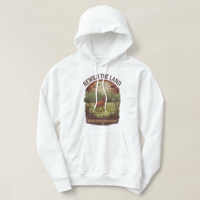 Die Entdeckungsreise durch das Land Entdecken Hoodie (Design vorne)