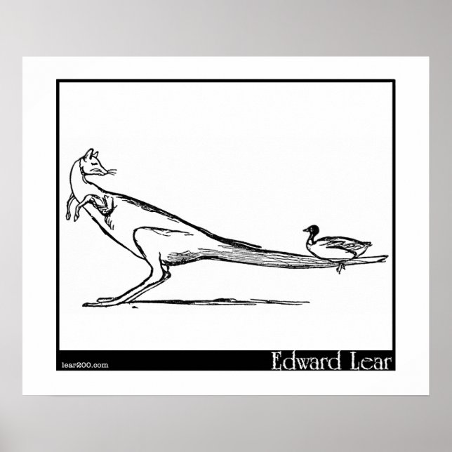 Die Ente und das Känguru Poster (Vorne)