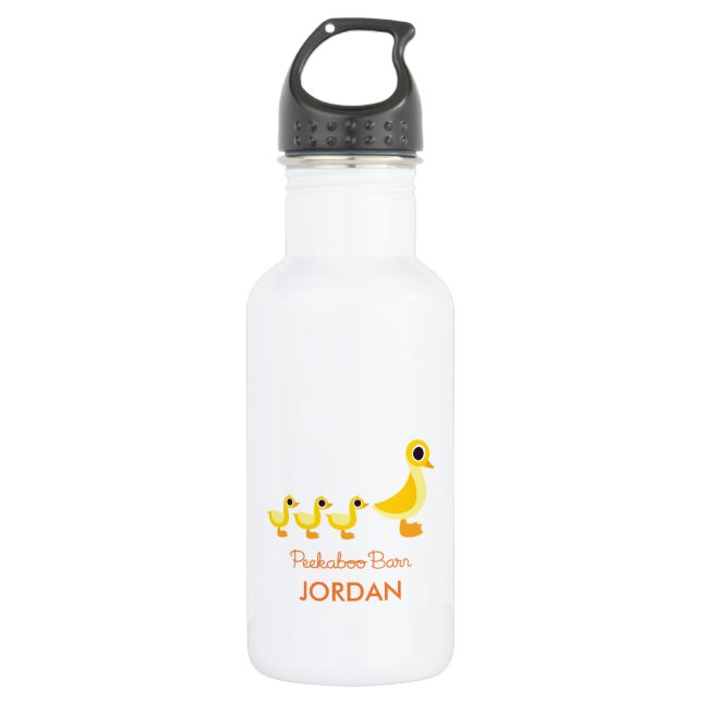 Die Enten-Familie Trinkflasche (Vorderseite)