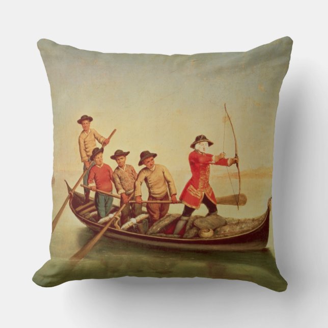 Die Enten-Jagd Kissen (Vorderseite)