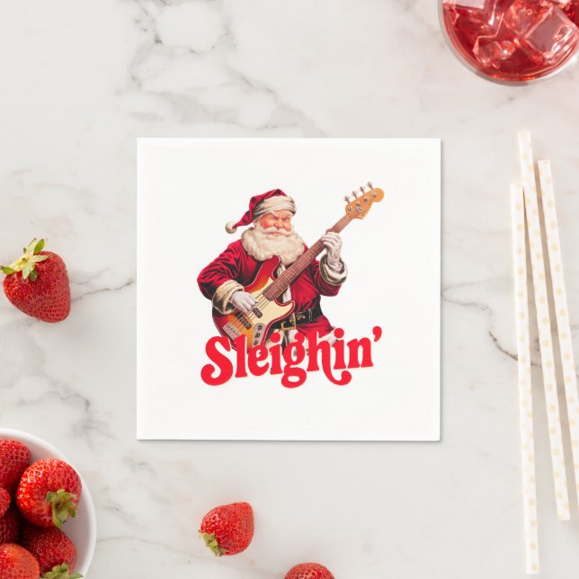 Die Entenjagd des Weihnachtsmanns Serviette (Beispiel)