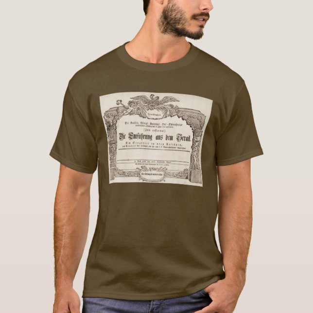 Die Entführung aus dem Serail (Mozart) T-Shirt (Vorderseite)
