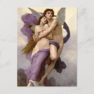 Die Entführung der Psyche durch Bouguereau Postkarte