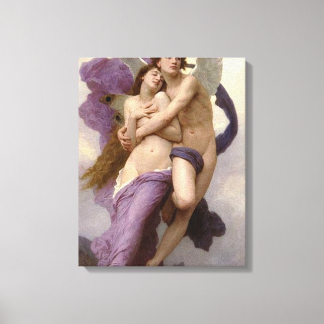 Die Entführung der Psyche (L'enlèvement de Psyché) Leinwanddruck (Vorderseite)