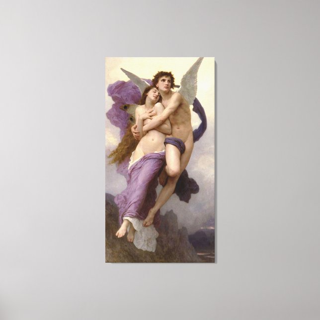 Die Entführung der Psyche (L'enlèvement de Psyché) Leinwanddruck (Vorderseite)