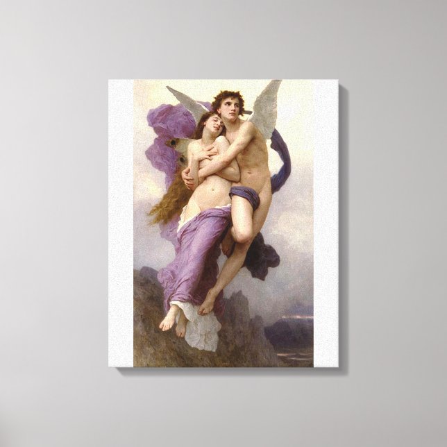 "Die Entführung der Psyche" von Bouguereau Leinwanddruck (Vorderseite)