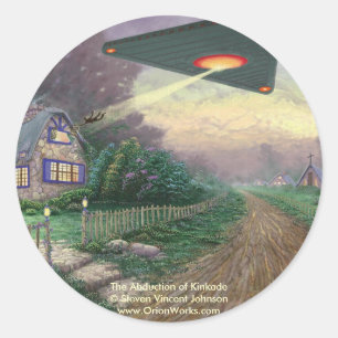Die Entführung von Kinkade, die Entführung von Kin Runder Aufkleber