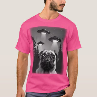 Die Entführungen der französischen Bulldogin-Alien T-Shirt