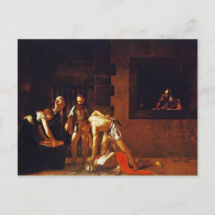 Die Enthauptung Johannes des Täufers für das Orato Postkarte