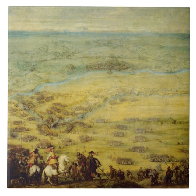 Die Entlastung der Festung von Lerida Fliese (Vorderseite)