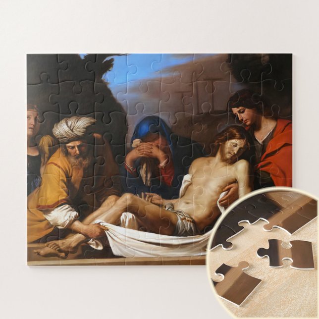 Die Entombation der religiösen Kunst Guercinos Puzzle (Von Creator hochgeladen)