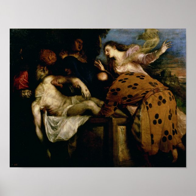 Die Entombierung Christi Poster (Vorne)
