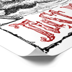 Die entscheidenden denken nicht. Zeichnen Sie Poster