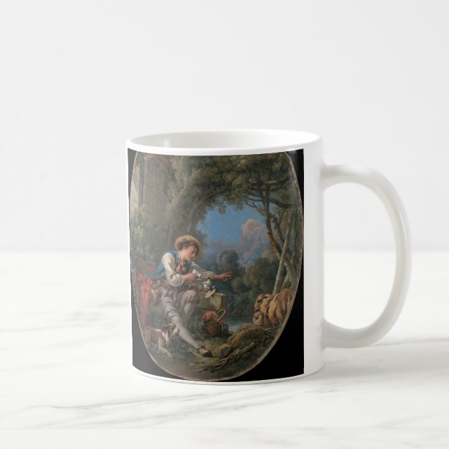Die Entsendung des Boten von Francois Boucher  Kaffeetasse (Rechts)