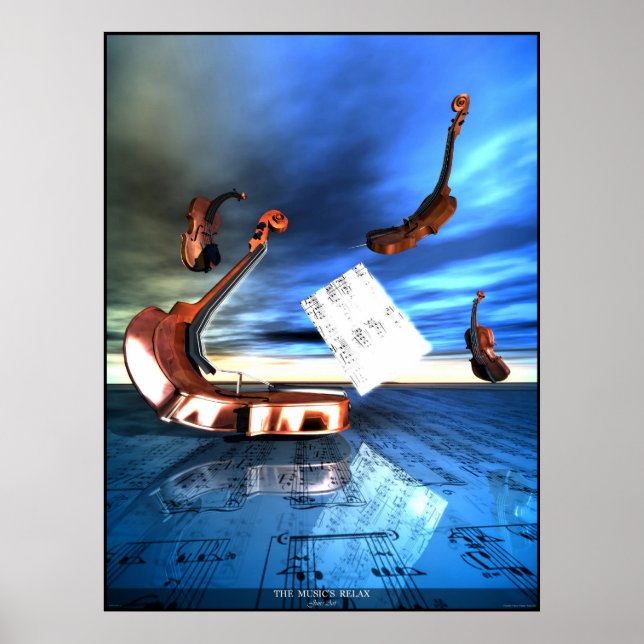 DIE ENTSPANNUNG DER MUSIK POSTER (Vorne)