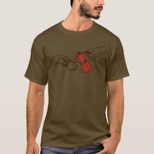 Die Entstehung der klassischen Kaffeekunst Barista T-Shirt