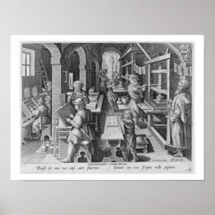 Die Entwicklung des Druckens, überziehen 5 'vom Poster