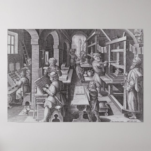 Die Entwicklung des Drucks Poster (Vorne)