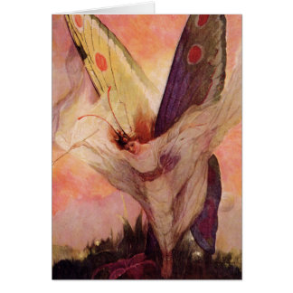 Die Entwurfs-Karte der feenhafte