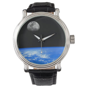 Die Erd-u. Mond-Armbanduhr Armbanduhr