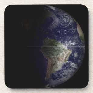 Die Erde an ihrem Äquinoktium. Getränkeuntersetzer