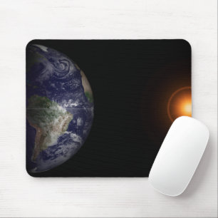 Die Erde an ihrem Äquinoktium. Mousepad