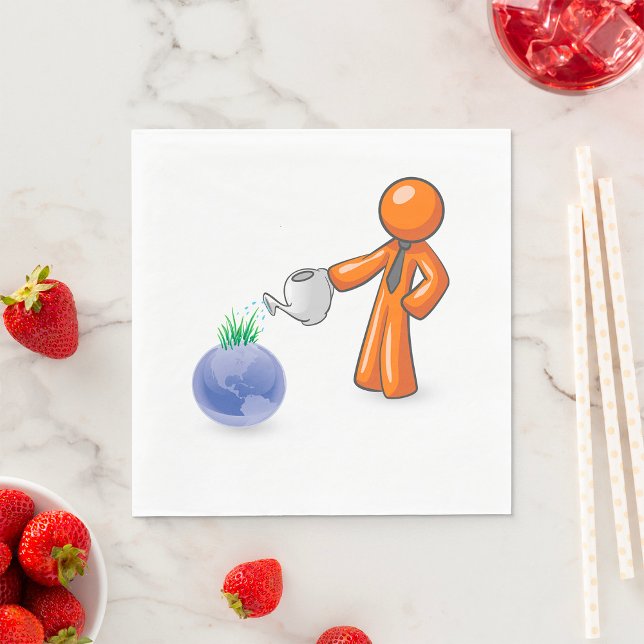 Die Erde bewässern Serviette (Von Creator hochgeladen)