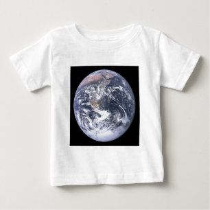 Die Erde "Der Blaue Marmor" scheint aus Apollo 17 Baby T-shirt