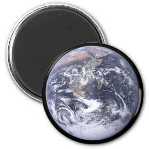 Die Erde "Der Blaue Marmor" scheint aus Apollo 17 Magnet