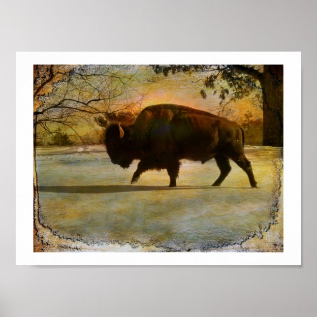 Die Erde fallen Poster (Vorne)