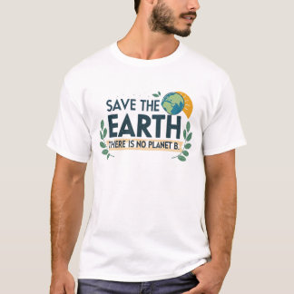 Die Erde gerettet - Es gibt keinen Planeten B T-Shirt
