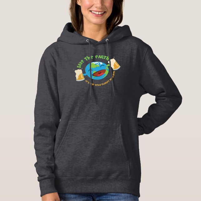 Die Erde gerettet Hoodie (Vorderseite)