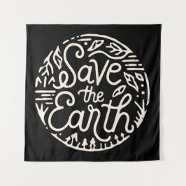 Die Erde gerettet Wandteppich