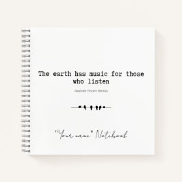 Die Erde hat ein MusikNotebook Notizbuch