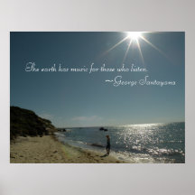 Die Erde hat Musik für diejenigen, die Poster höre