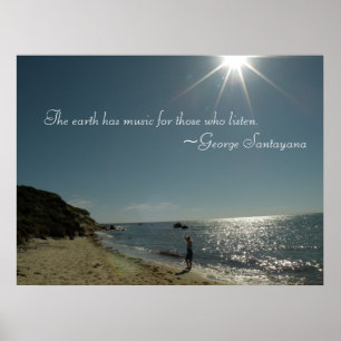Die Erde hat Musik für diejenigen, die Poster höre