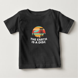 Die Erde ist ein Plattengolf Baby T-shirt