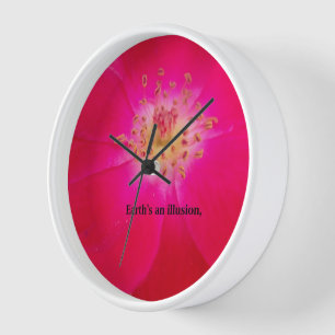Die Erde ist eine Illusion Uhr