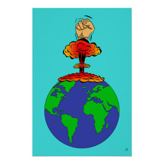 Die Erde ist in Gefahr Poster