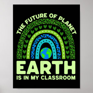 Die Erde ist in meinem Klassentag ein Umweltraum Poster